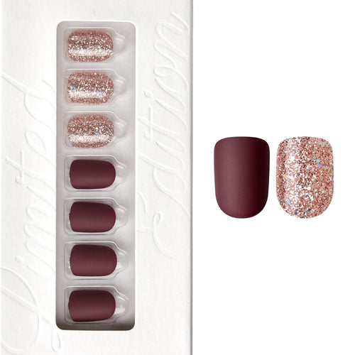 Changing Leaves - - Short Squoval Nail On Press On Manicure