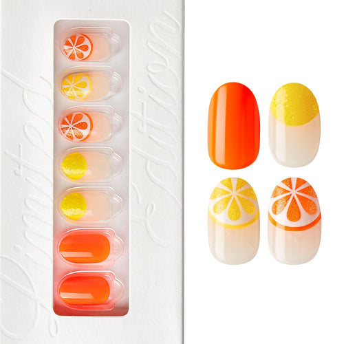 Crushing On - Short Oval Nail On Press On Manicure