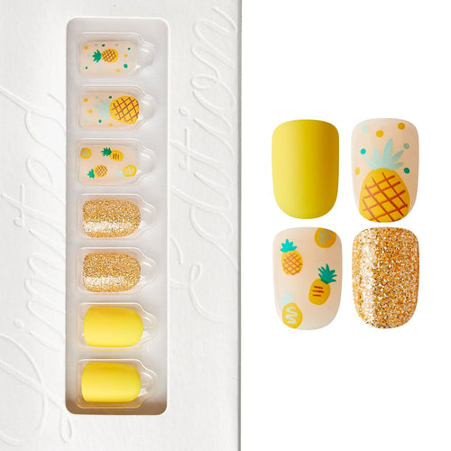 Pine For You - Short Squoval Nail On Press On Manicure