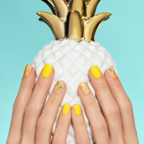 Pine For You - Short Squoval Nail On Press On Manicure