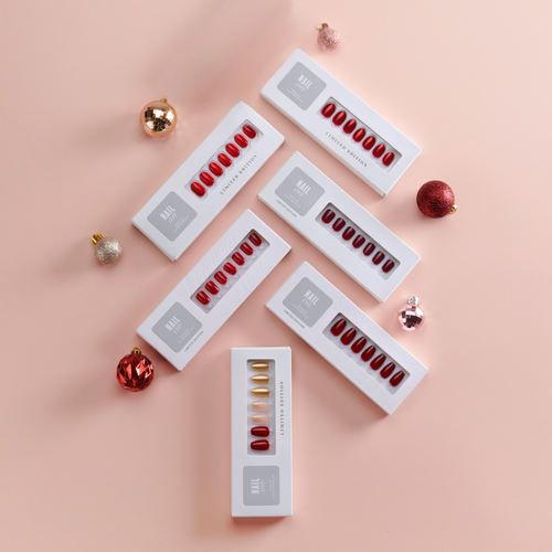 2 for £15 on red and festive nails