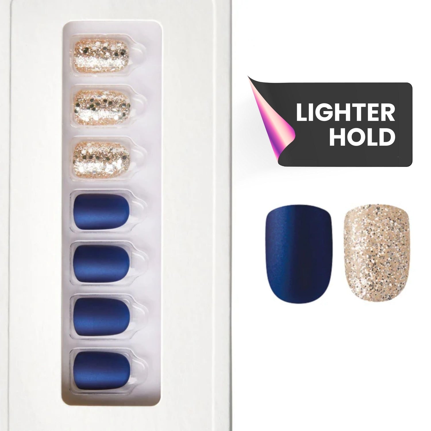 Reminisce - Squoval Weekender Press on Manicure