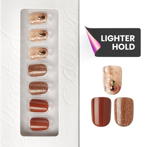 Savannah - Squoval Weekender Press On Manicure