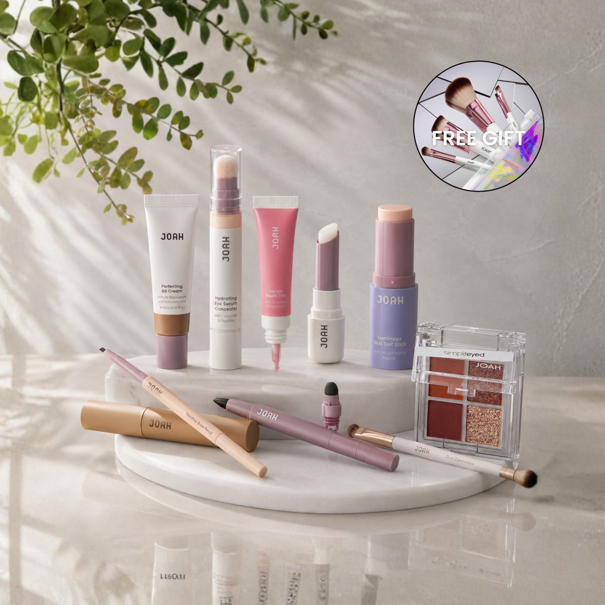 JOAH Soft Make-Up Signature Ritual with FREE Travel Brushes