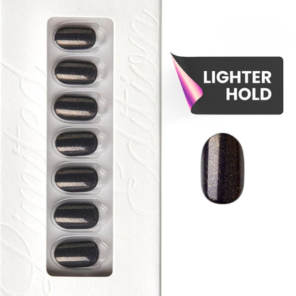 Stormy Night - Oval Weekender Press on Manicure