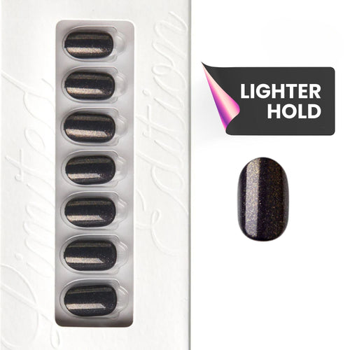 Stormy Night - Oval Weekender Press on Manicure