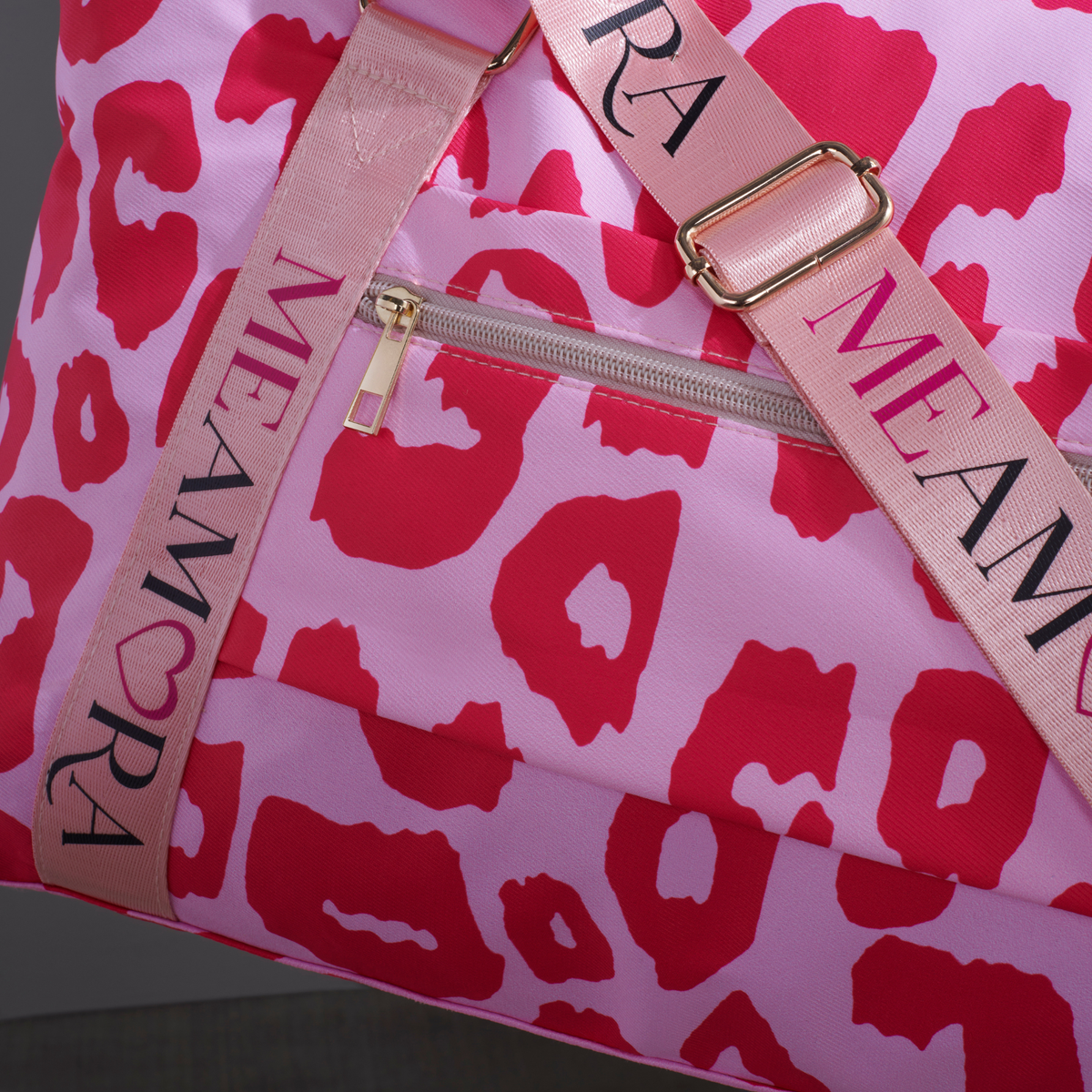 Leopard Weekender Bag. Free when you spend £55 online.