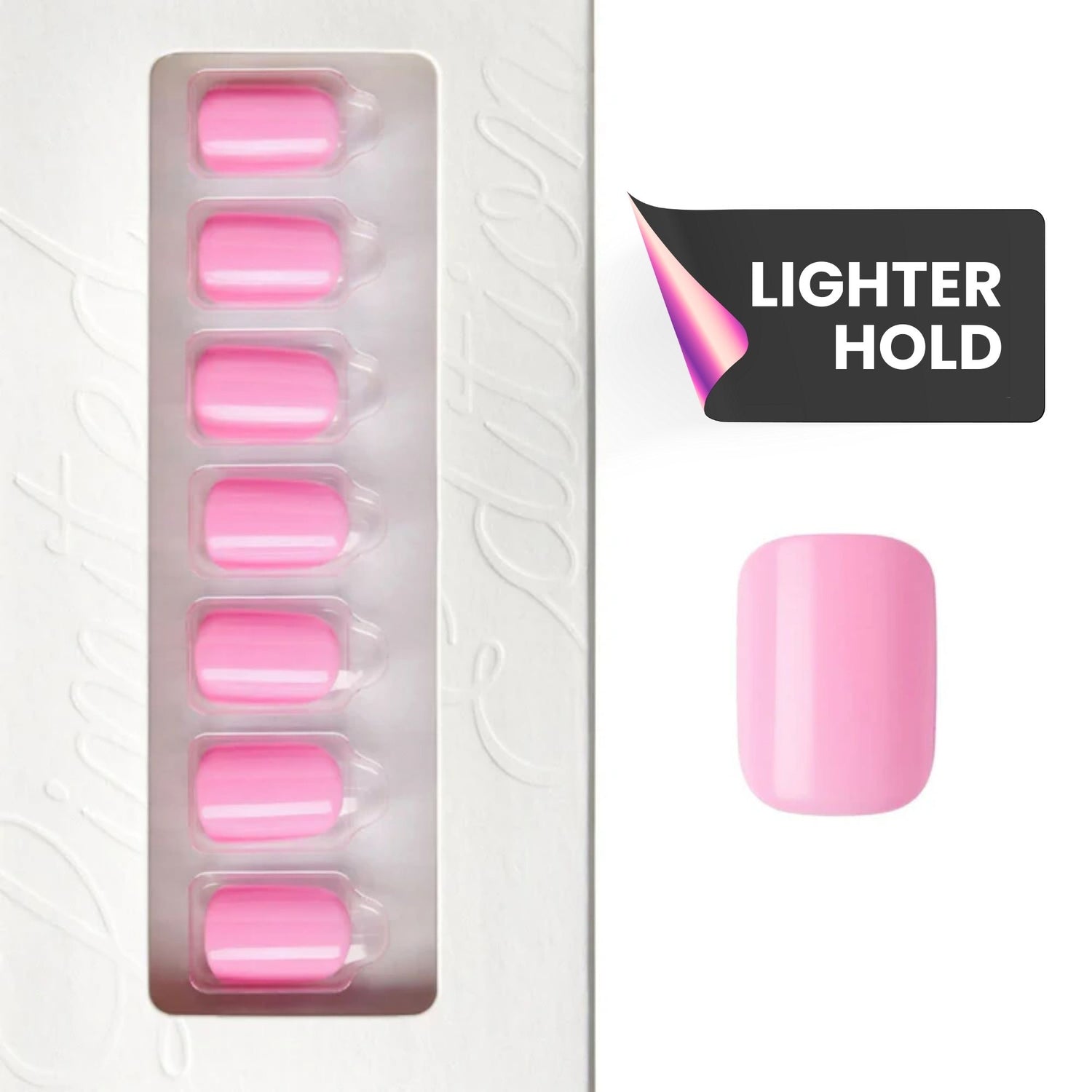 Sugary Pink - Squoval Weekender Press on Manicure