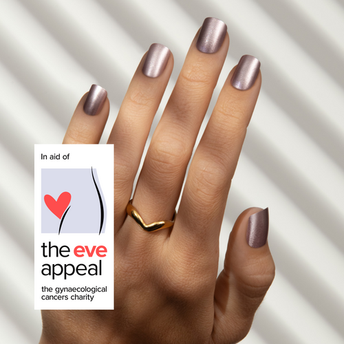 Sunshiny Pink - Short Squoval Nail On Press On Manicure with Charity Donation