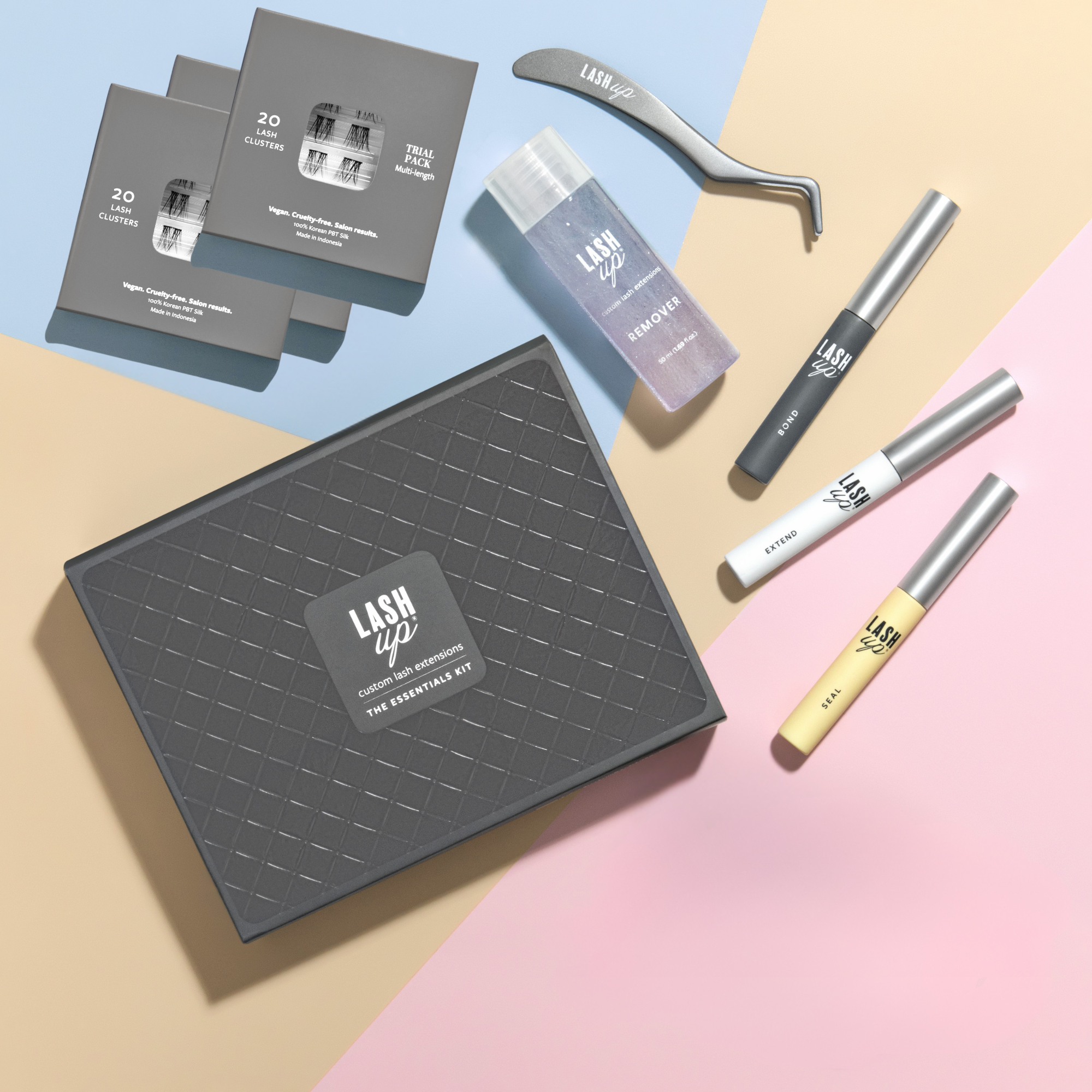 Lash Kit Essentials Lash Up Full Size Essentials Kit now with 60 C Curl lashes – MeAmora