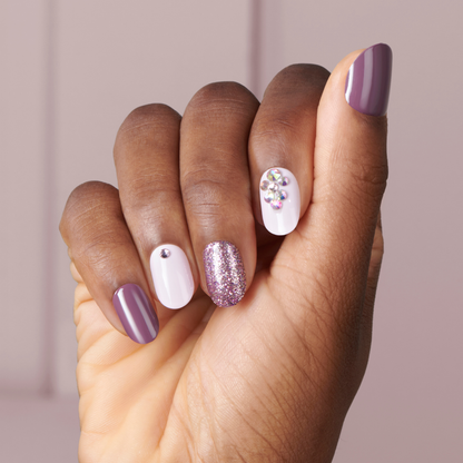 Twilight - Short Oval Nail On Press On Manicure