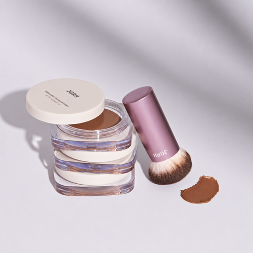 Velvet Blur Bronzer and Buffing Brush Duo - Golden