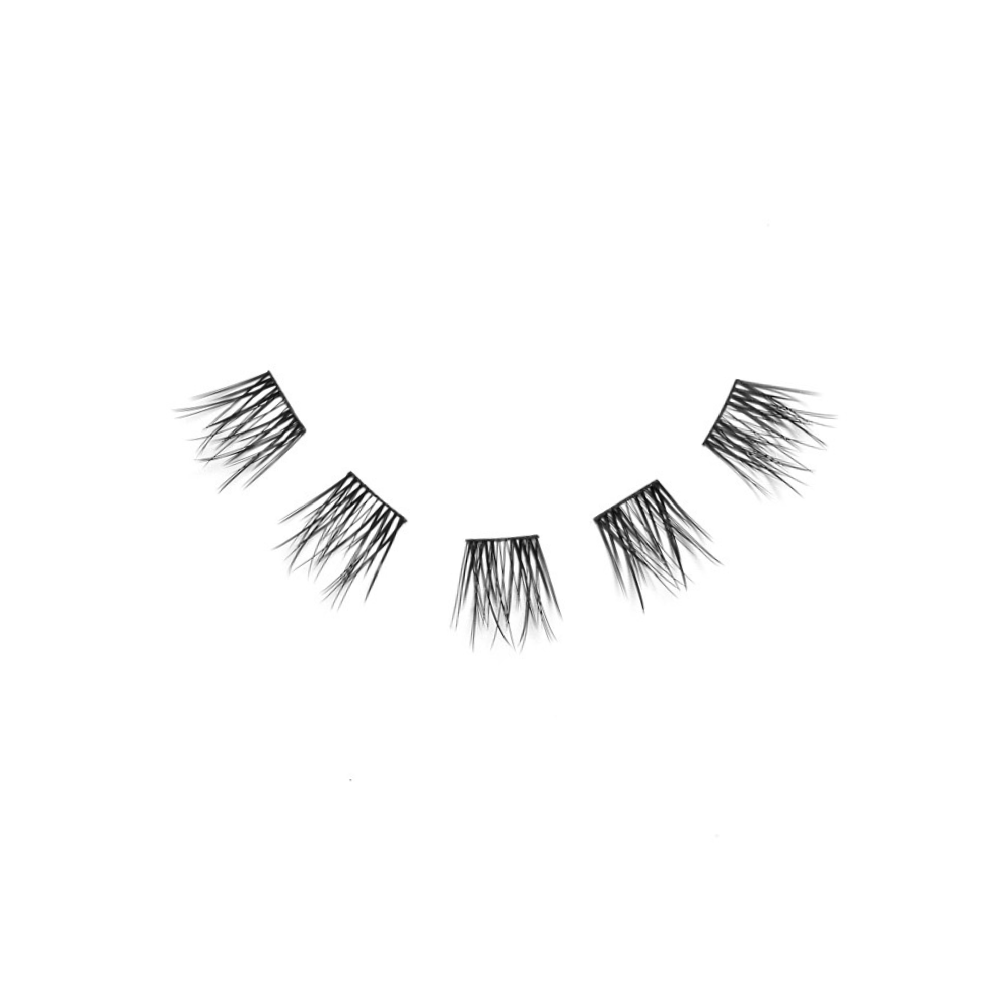 Black J Curl Lash Up Clusters 10mm