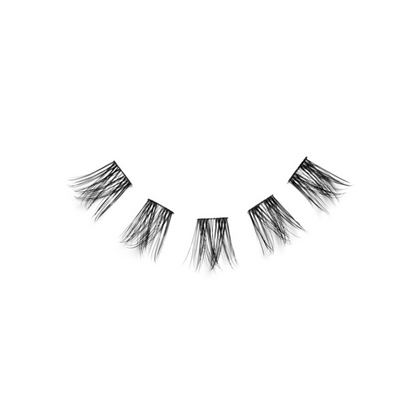 Black J Curl Lash Up Clusters 14mm