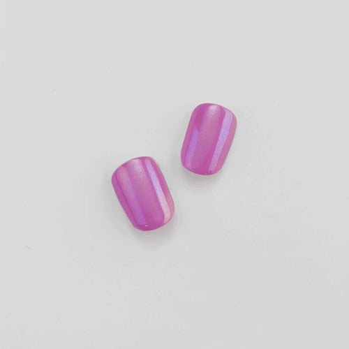 Exquisite - Short Squoval Chrome Prism Nail On Press On Manicure