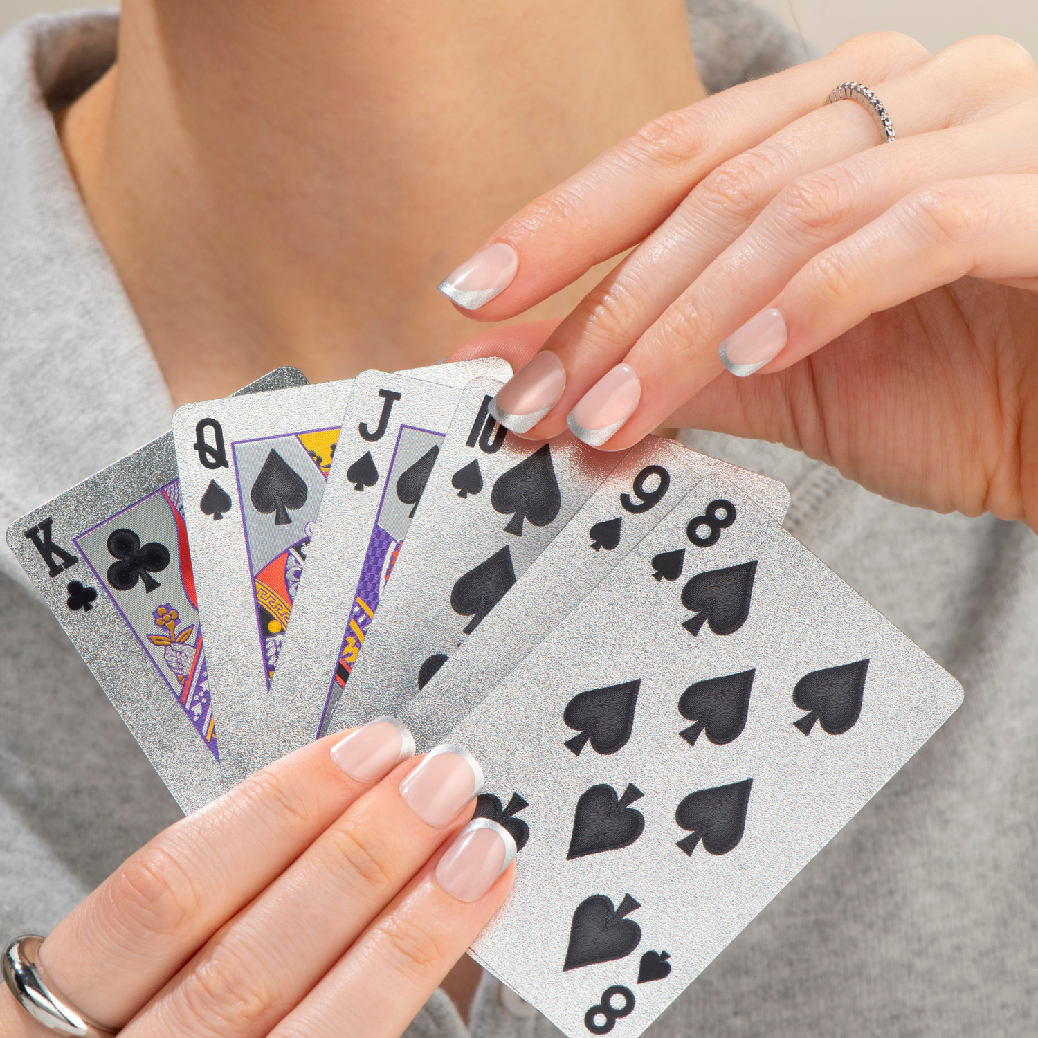 Winning Streak - Short Squoval Nail On Press On Manicure
