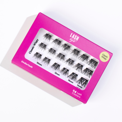 Lash Up Press-On Clusters - Classic Wispy